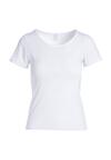 Biały T-shirt Quiet Scream