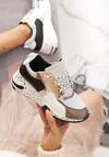 Srebrne Sneakersy Elise