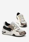 Srebrne Sneakersy Elise