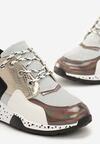Srebrne Sneakersy Elise
