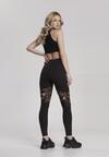 Czarne Legginsy Lagarto