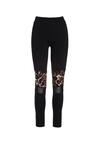 Czarne Legginsy Lagarto