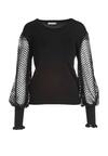 Czarny Sweter Call Me Back