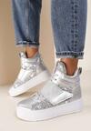 Srebrne Sneakersy Sykes