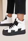 Czarno-Białe Sneakersy Rivka