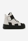 Czarno-Białe Sneakersy Rivka