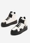 Czarno-Białe Sneakersy Rivka