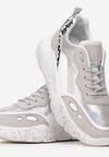 Srebrne Sneakersy Briony
