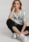 Srebrny T-shirt Byers