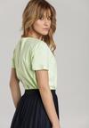 Jasnozielony T-shirt Galene