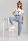 Biały T-shirt Galene