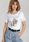Biały T-shirt Galene