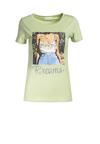 Miętowy T-shirt Dorissis