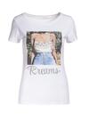 Biały T-shirt Dorissis