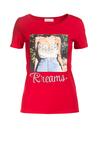 Czerwony T-shirt Dorissis