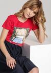 Czerwony T-shirt Dorissis