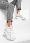 Biało-Niebieskie Sneakersy Annais