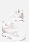 Biało-Niebieskie Sneakersy Annais