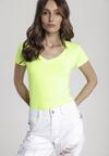 Limonkowy T-shirt Dialee