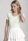 Miętowy T-shirt Nahlle