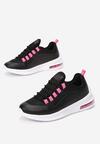 Czarno-Fuksjowe Sneakersy Quburn