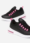 Czarno-Fuksjowe Sneakersy Quburn
