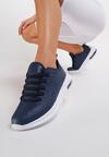 Granatowe Sneakersy Quburn
