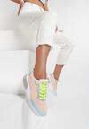 Koralowe Sneakersy Qego