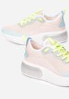 Koralowe Sneakersy Qego