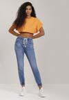 Niebieskie Jeansy Joggery Amydia