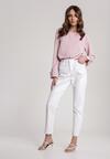 Białe Jeansy Mom Fit Delmaxie
