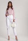 Białe Jeansy Mom Fit Delmaxie