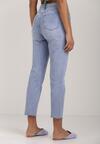 Niebieskie Jeansy Mom Fit Helisiphe