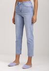 Niebieskie Jeansy Mom Fit Helisiphe