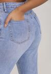Niebieskie Jeansy Mom Fit Helisiphe