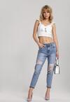 Niebieskie Jeansy Boyfriend Asteoseise