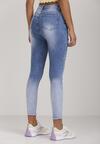 Niebieskie Jeansy Skinny Daphinohre