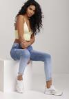 Niebieskie Jeansy Skinny Daphinohre
