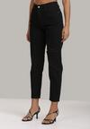 Czarne Jeansy Mom Fit Adomene