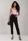 Czarne Jeansy Mom Fit Adomene
