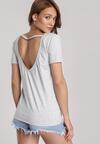 Jasnoszary T-shirt Jelissa