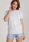 Jasnoszary T-shirt Jelissa