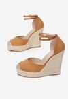 Camelowe Espadryle Lilopei