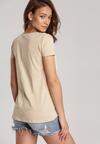 Jasnobeżowy T-shirt Lorerene