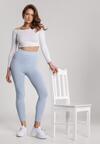 Jasnoniebieskie Legginsy Arineh