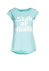 Miętowy T-shirt Loraisea