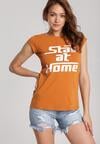 Camelowy T-shirt Loraisea
