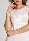 Jasnoróżowy T-shirt Loraisea