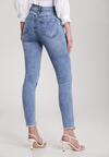 Niebieskie Jeansy High Waist Sirelura