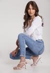 Niebieskie Jeansy High Waist Sirelura